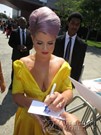 Kelly Osbourne signing proof