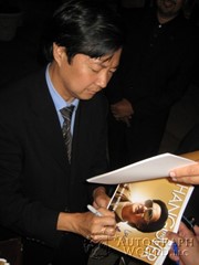 signing photo