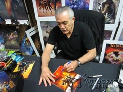 signing photo