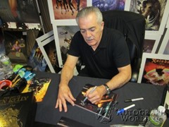 signing photo