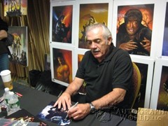 signing photo