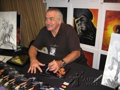 signing photo