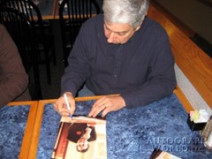 signing photo