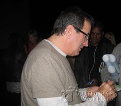 signing photo