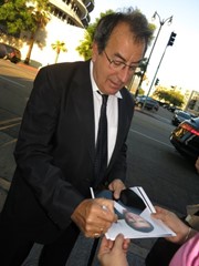 signing photo