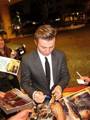 signing photo