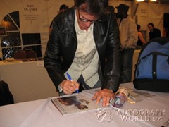 signing photo
