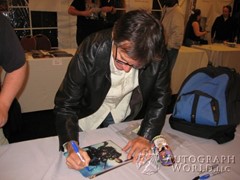 signing photo