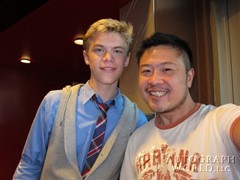signing photo