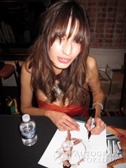 signing photo