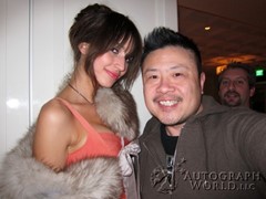 signing photo