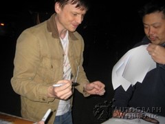 signing photo