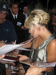 signing photo