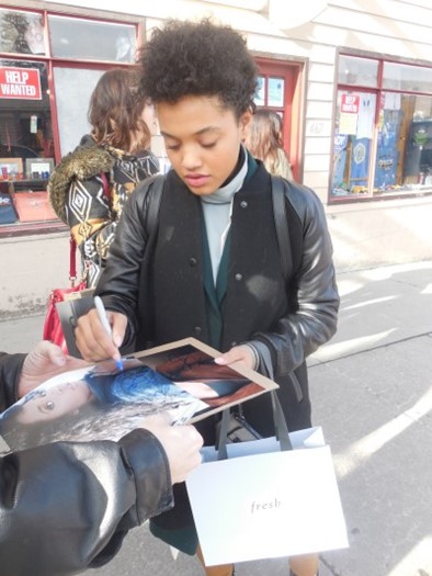 Kiersey Clemons autograph