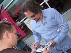 signing photo