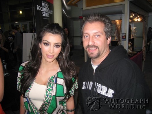 Kim Kardashian autograph