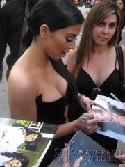 signing photo