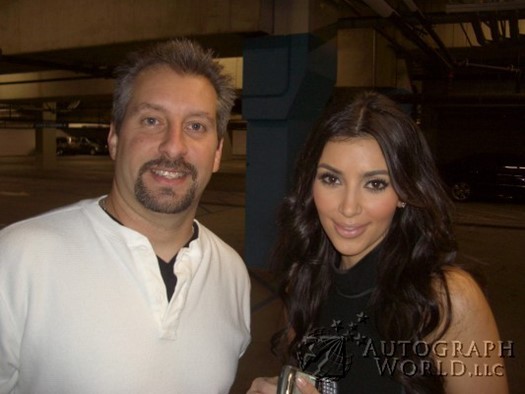 Kim Kardashian autograph