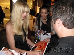 signing photo