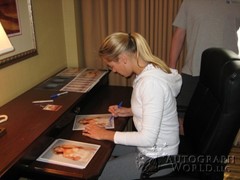 signing photo