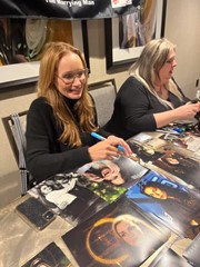 signing photo