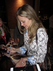 signing photo