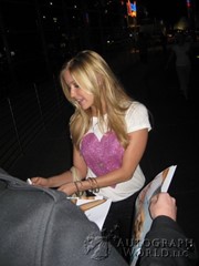 signing photo