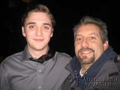 signing photo
