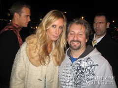 signing photo