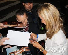 signing photo