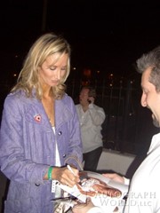 signing photo