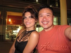 signing photo