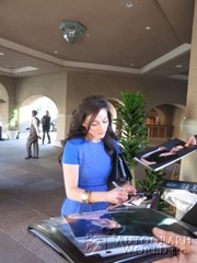 signing photo