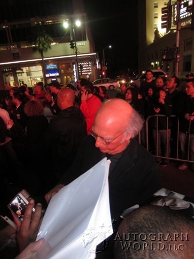 Larry David autograph