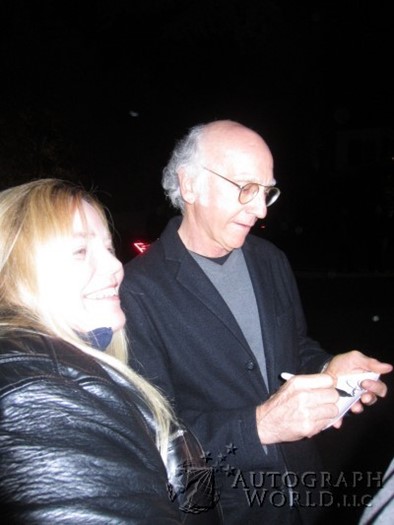 Larry David autograph