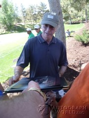 signing photo