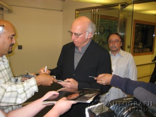 Larry David autograph