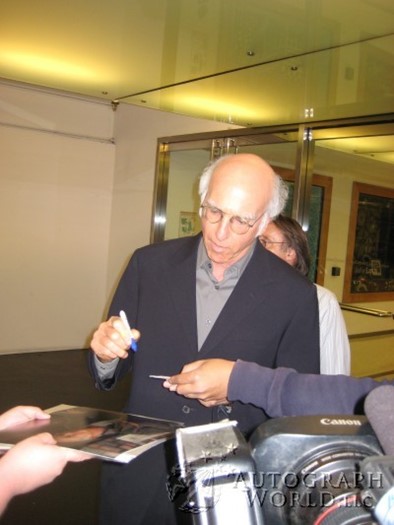 Larry David autograph