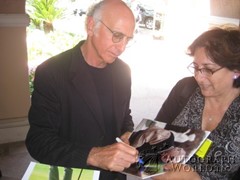signing photo