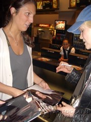 signing photo