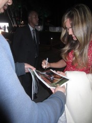 signing photo