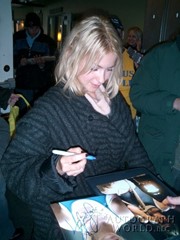 signing photo