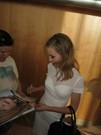 Laura Regan signing proof