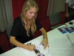 signing photo