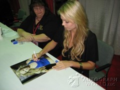 signing photo
