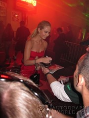 signing photo