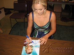 signing photo