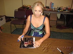signing photo