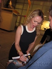 signing photo