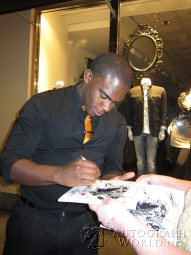 Laurence Anthony autograph